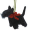 Scottish Terrier (Scottie) Dog Hand Knit Christmas Ornament Arcadia Home